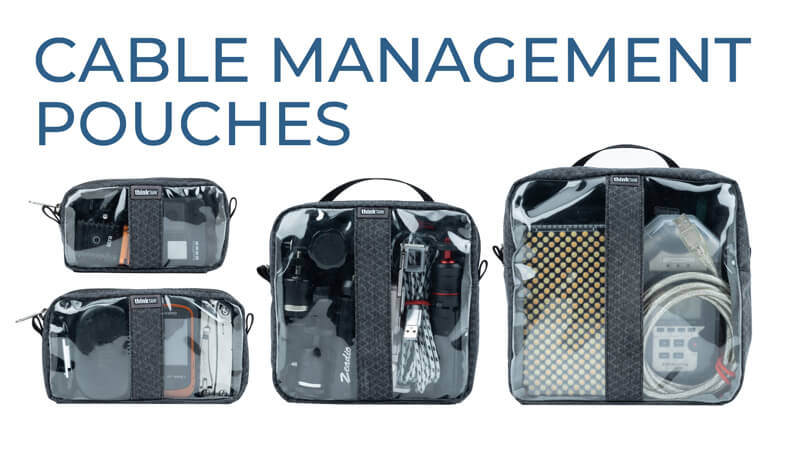 Best Cable Management pouches cases to keep photographers organzied
