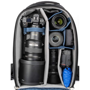 Maximum lens size: 600mm f/4 lens detached or a 500mm f/4 attached.