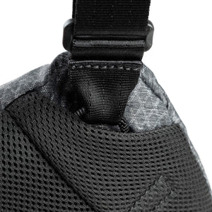 30mm seatbelt web shoulder strap aluminum adjusters and pivot points maximize fit and movement