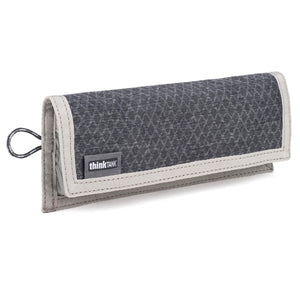 Battery Holder 4 Compact carrier for up to four standard DSLR or Mirrorless batteries. Fits easily in your pocket or attaches to your belt or bags.