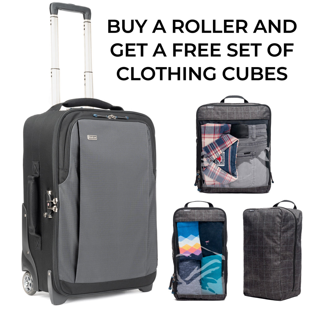 
                  
                    Venturing Observer Travel Roller + Clothing Cubes Bundle
                  
                