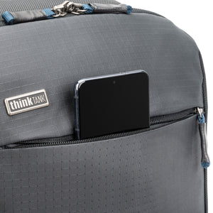 Front zippered pocket is lined to protect your phone screen