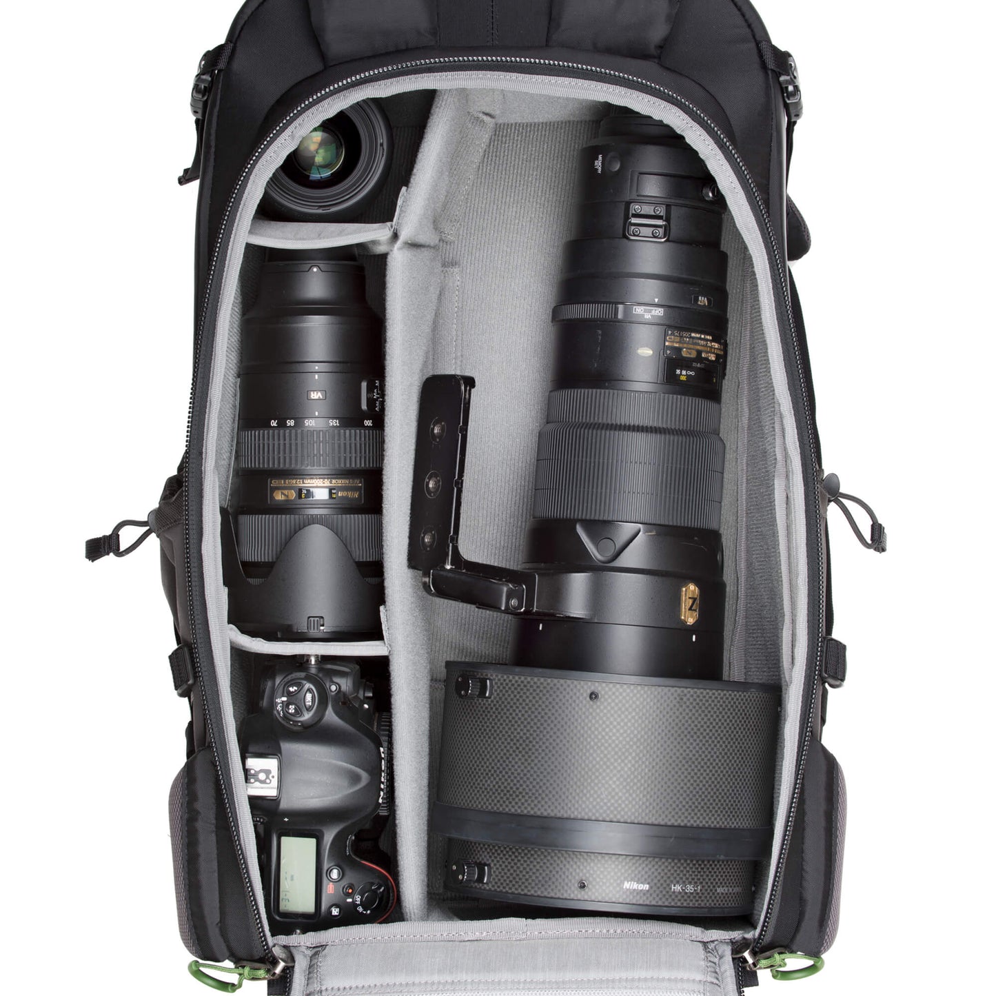 Nikon 600mm f/4, Sigma 35mm f/1.4 ART, 70-200mm f/2.8, Nikon D4S