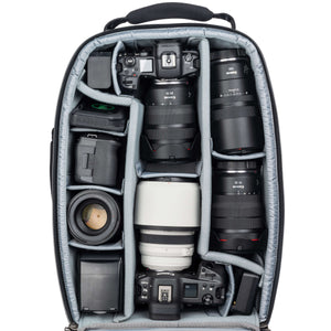 Canon R5+24-70mm f/2.8, R3+70-200mm f/2.8, R5, 100mm f/2.8, 15-35mm f/2.8, 50mm f/1.2, Flash