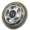 Custom-designed, high-performance, 80mm super quiet wheels with sealed bearings