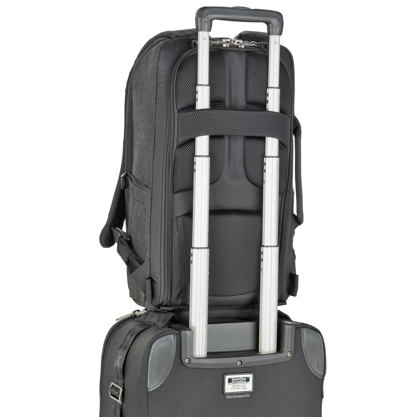 Luggage handle pass-through