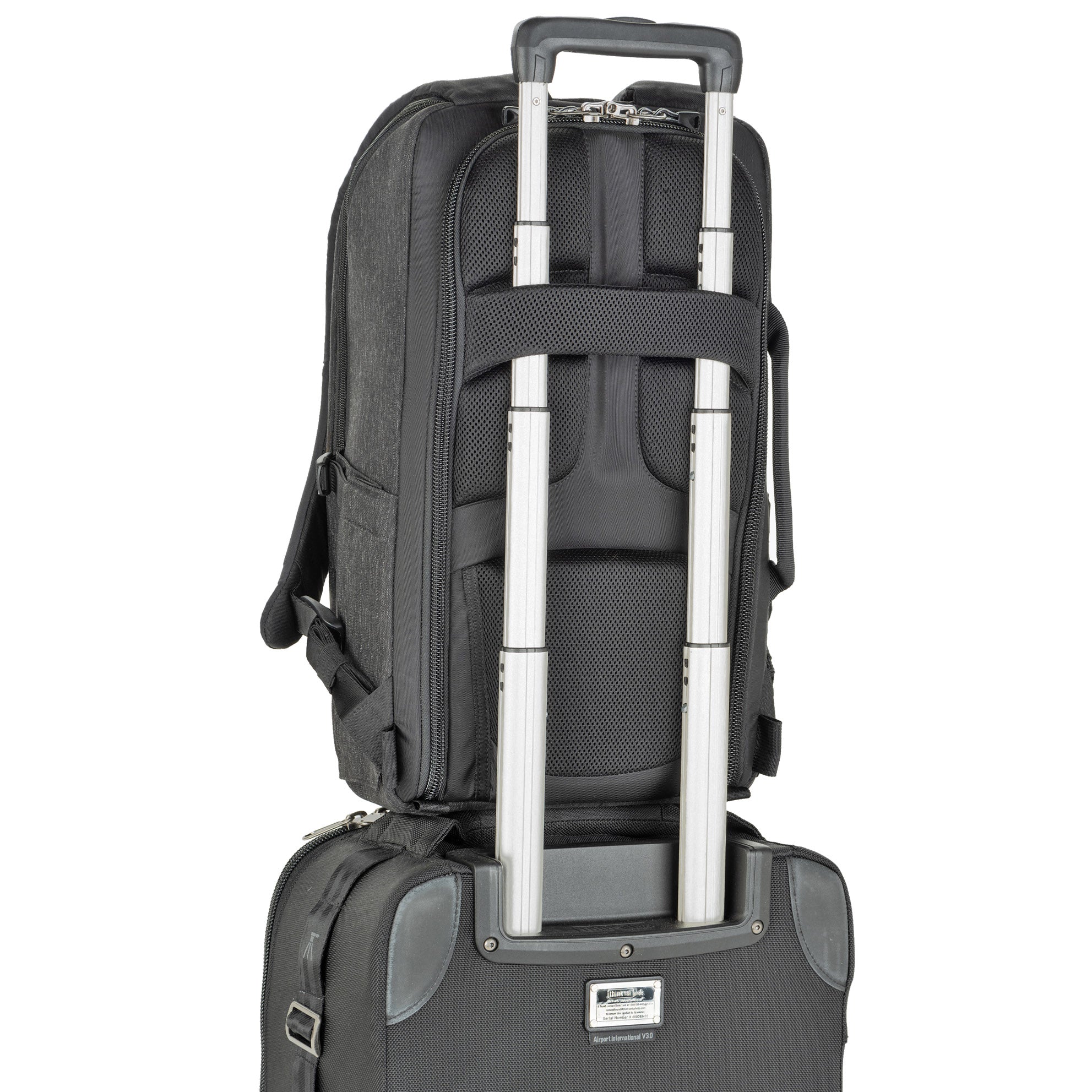 Luggage handle pass-through