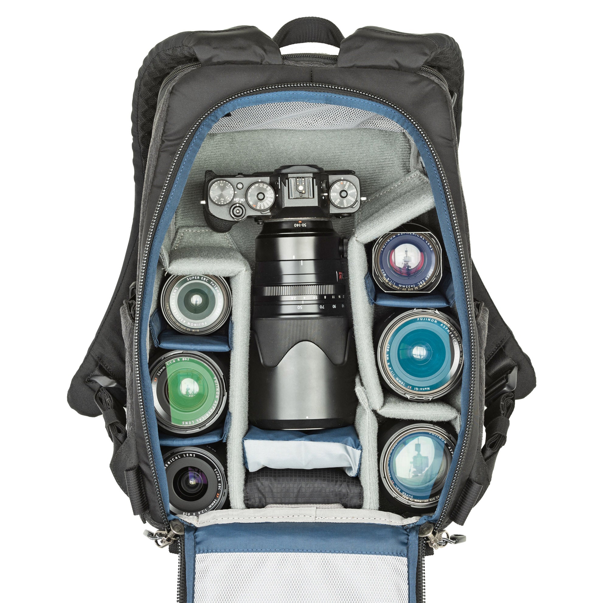 Fuji XT kit with one camera and seven lenses