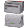 Removable filter insert includes zippered pocket and top flap