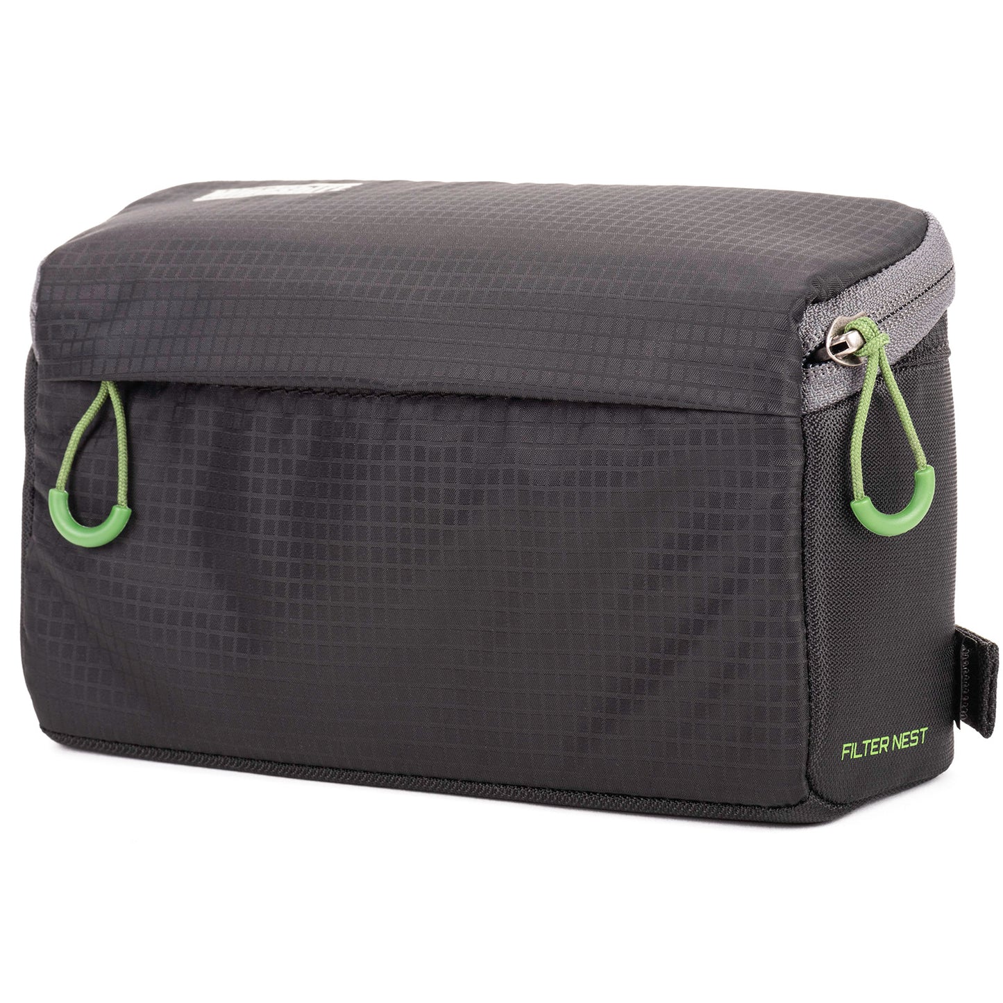 Zippered top lid