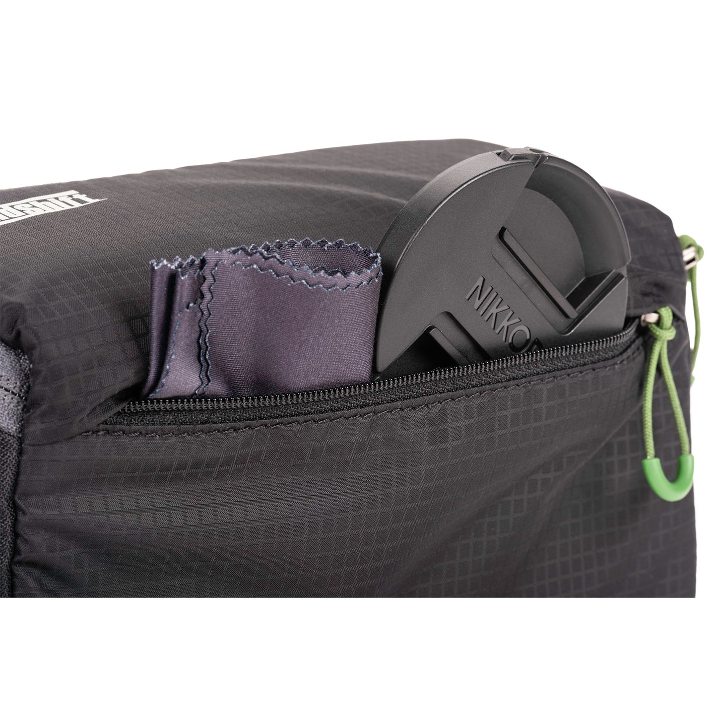 Front zippered pocket fits small items