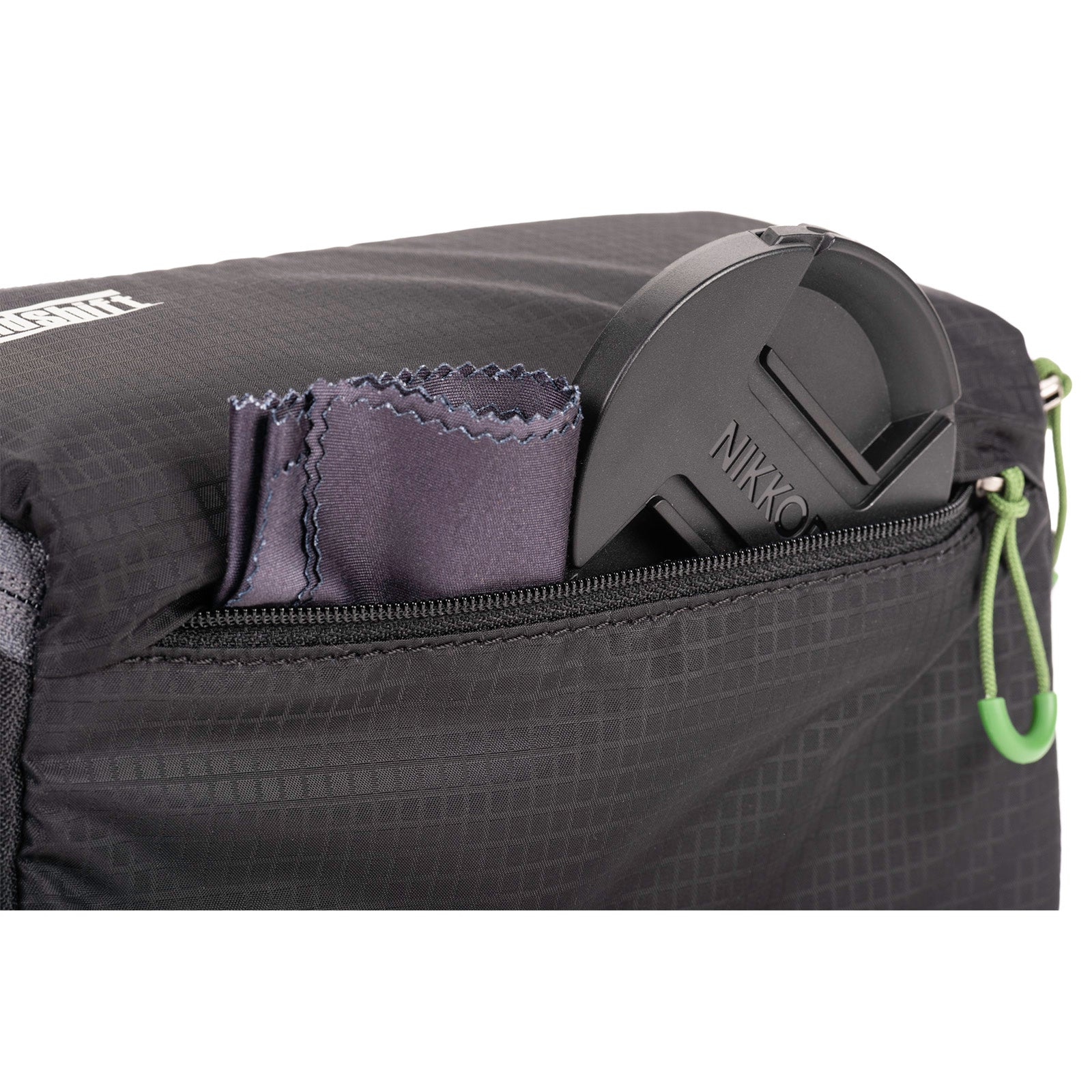 Front zippered pocket fits small items
