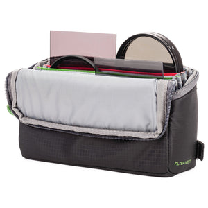 Zippered top flap