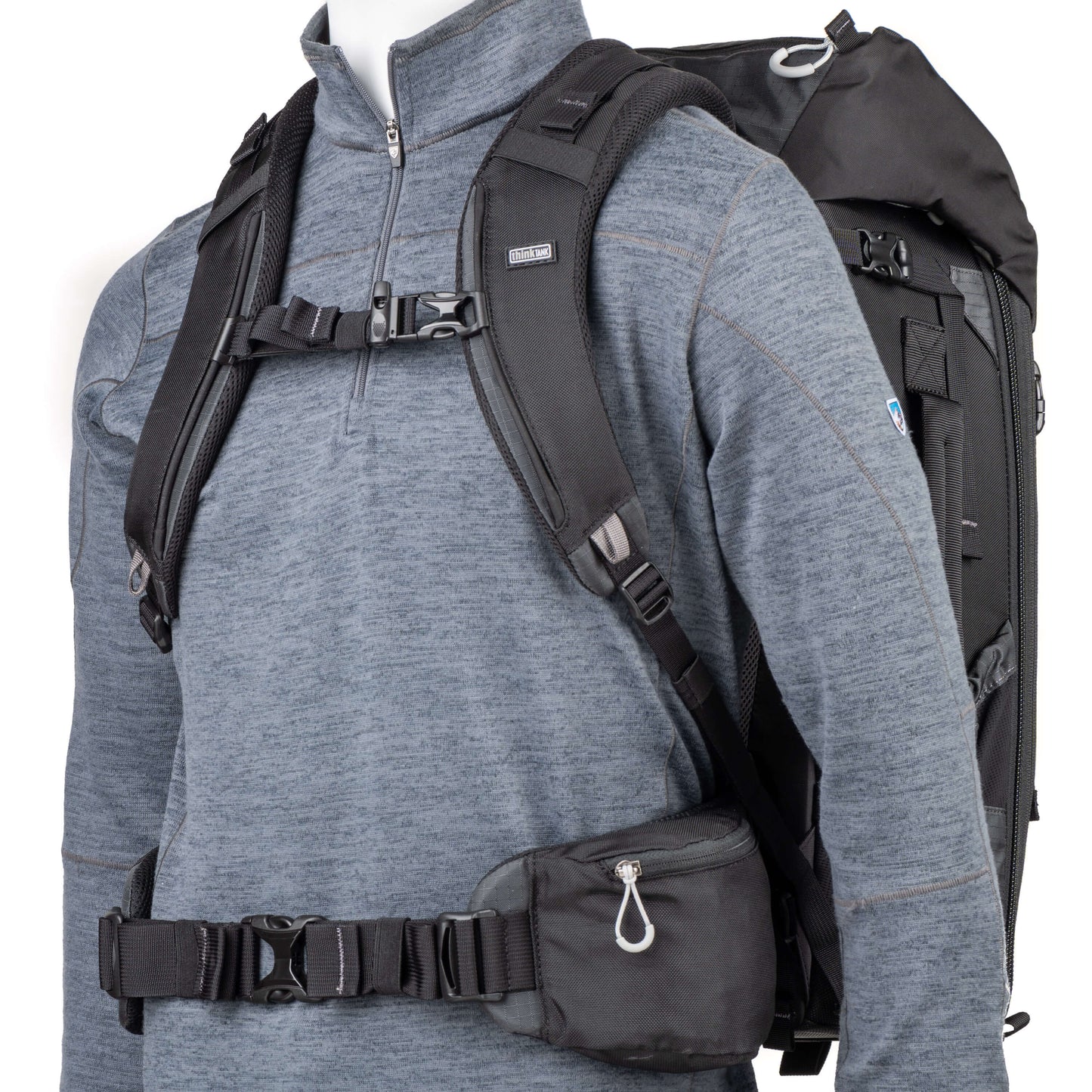 The FirstLight+ features a contoured, 11-point adjustable harness that fits most men and women.