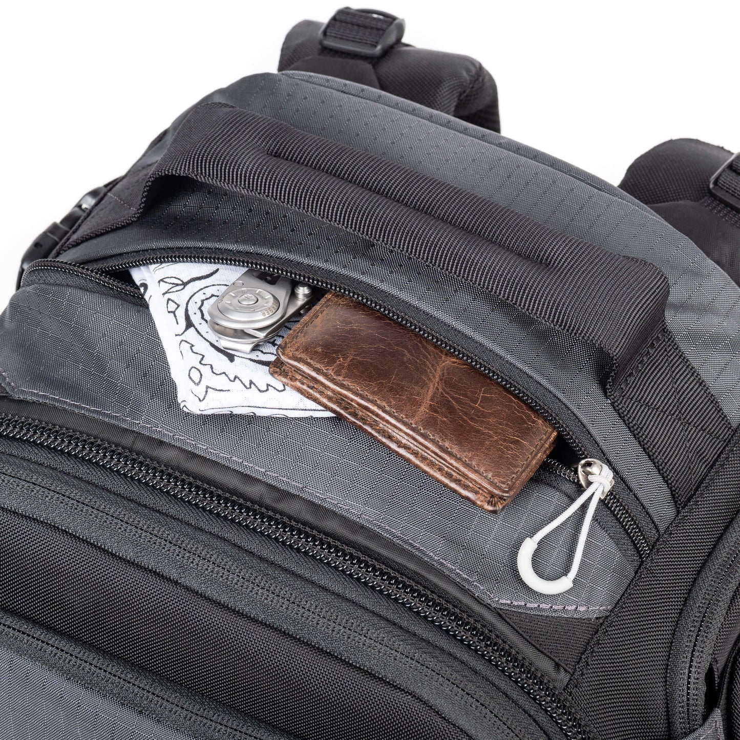 Improved top pockets for easier access to small items