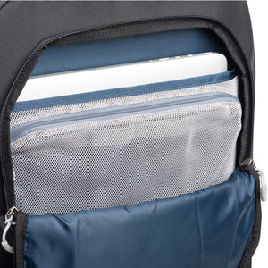 Padded sleeve for tablet or laptop inside front pocket (fits most 16” laptops)
