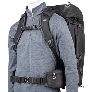 The FirstLight+ features a contoured, 11-point adjustable harness that fits most men and women.