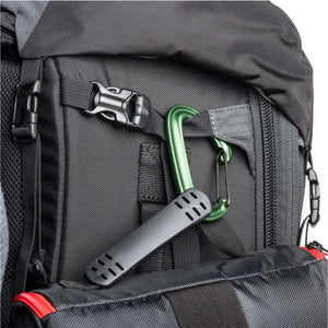 Side compression straps with locking SR buckles for additional lash points