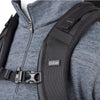 Non-chafe air mesh on shoulder straps