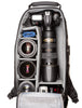 Nikon D3S+70-200mm f/2.8 with hood extended, 24-70mm f/2.8, 14-24mm f/2.8, 105mm f/2.8, flash