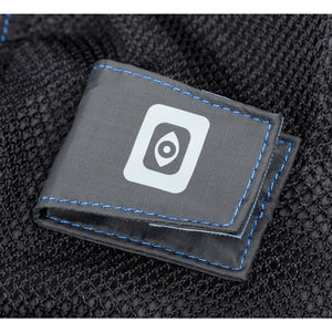 An eyepiece pocket is built into the bottom of the Hydrophobia rain cover (eyepiece sold separately)