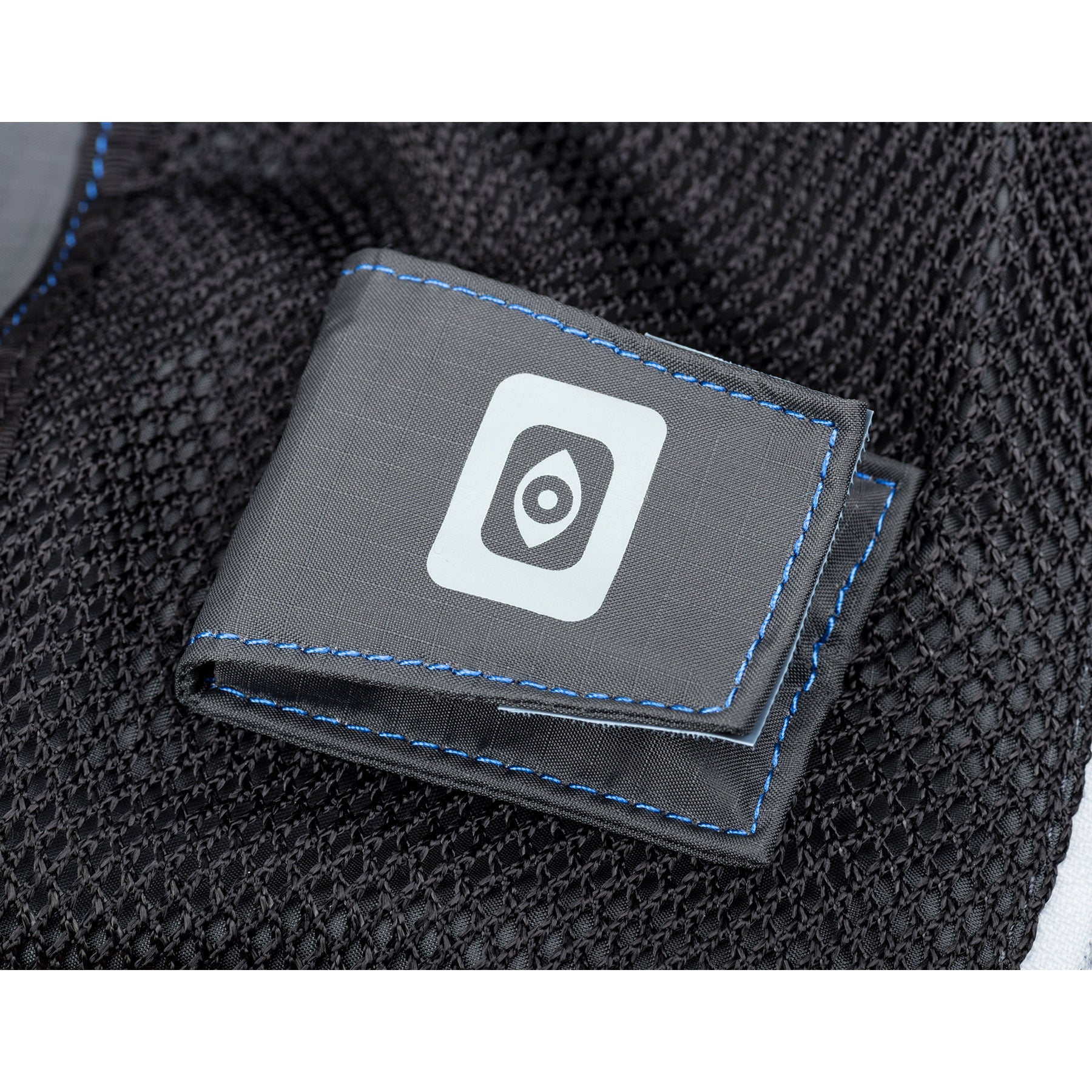 An eyepiece pocket is built into the bottom of the Hydrophobia rain cover (eyepiece sold separately)