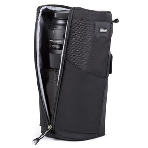 One-handed vertical zipper for quick access and easy retrieval