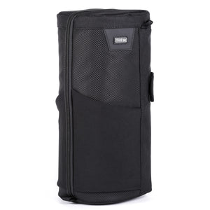 Lens Changer 150 V3.0 Modular pouch accommodates a 150–600mm f/5–6.3 lens with hood reversed.