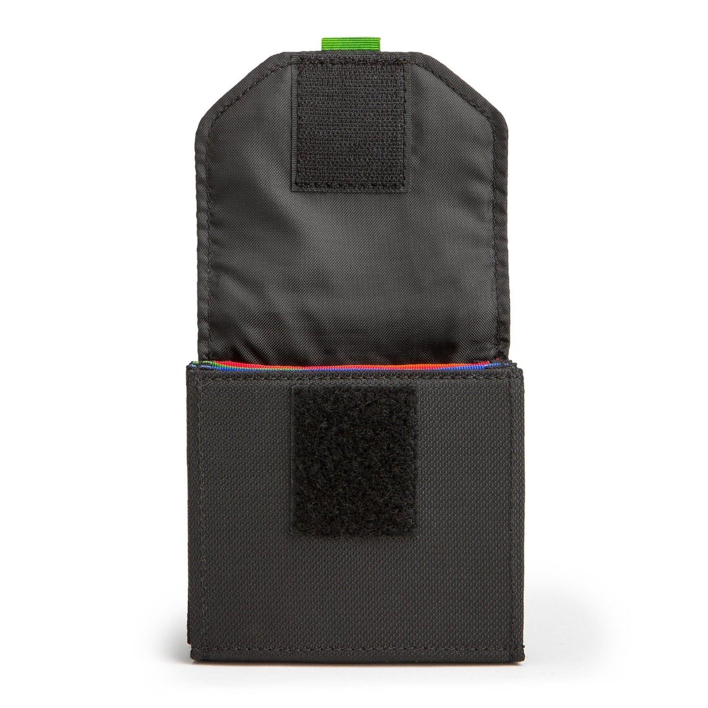 Hook & loop closure on cover flap