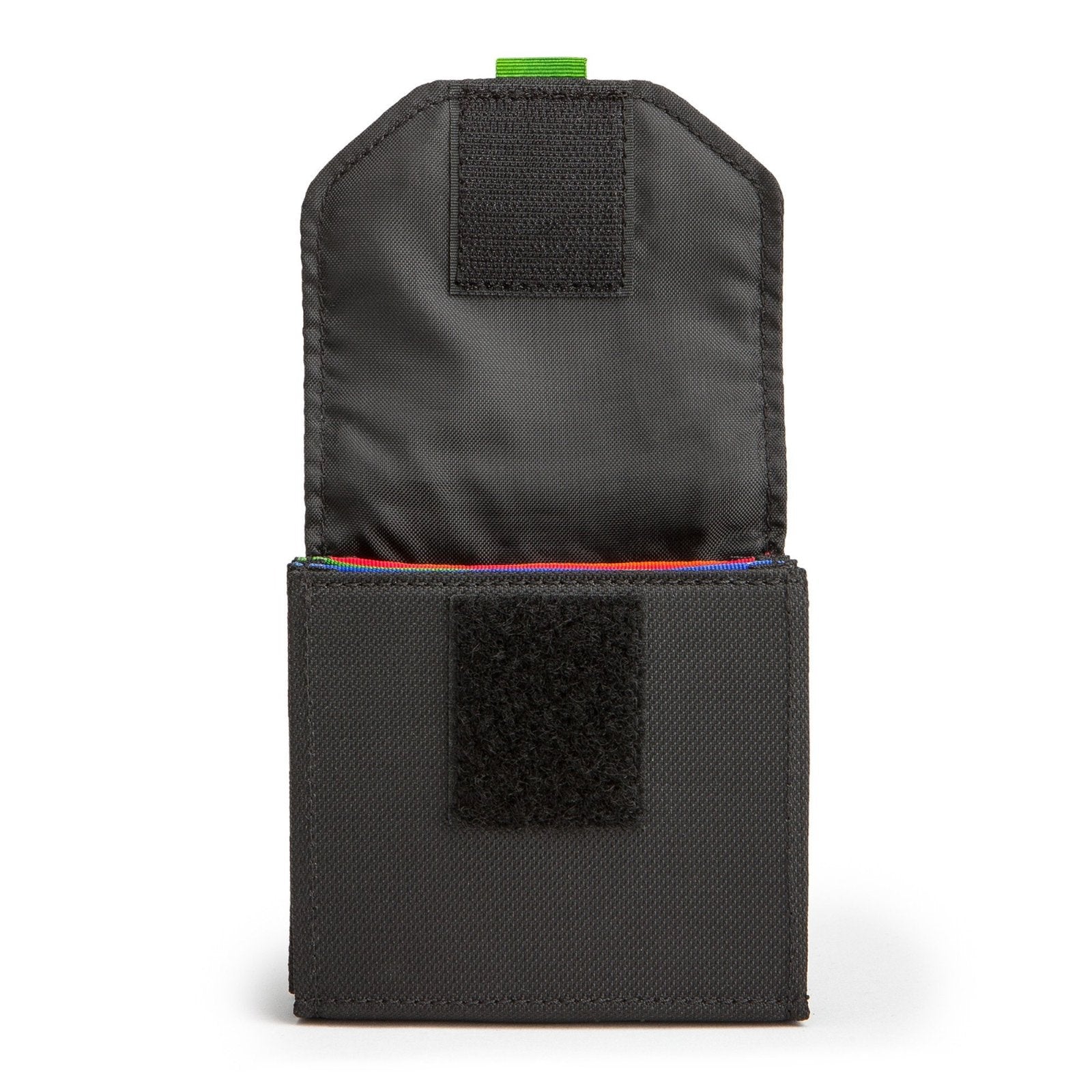 Hook & loop closure on cover flap