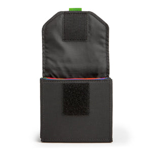 Hook & loop closure on cover flap