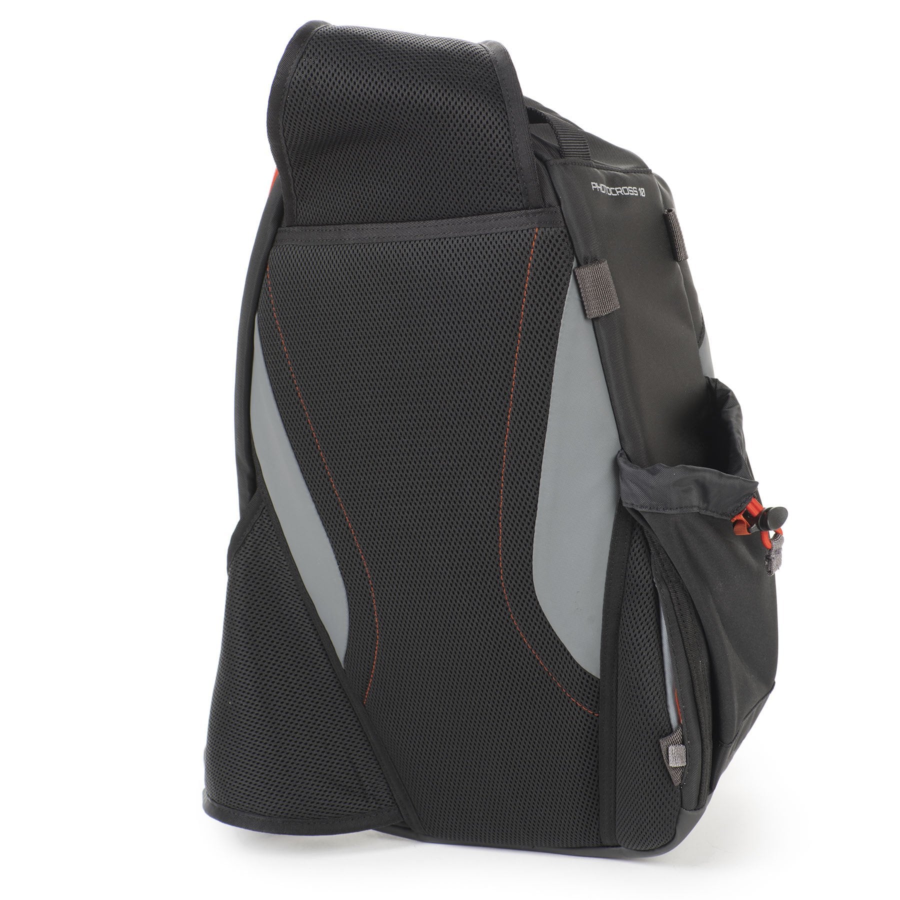 Breathable 320G air-mesh back panel keeps your back cool during long days