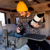 Back-panel opening provides access to all your gear.