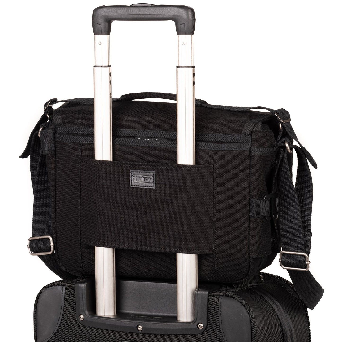 Luggage handle pass-through