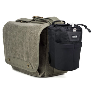 Webbing rail to accommodate modular pouches or carabineer
