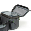 One-handed magnetic opening with zipper closure for complete security