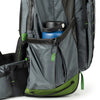 Large side pocket fits most 1.5L water bottles
