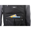 Lower front pocket with zippered pocket for accessories