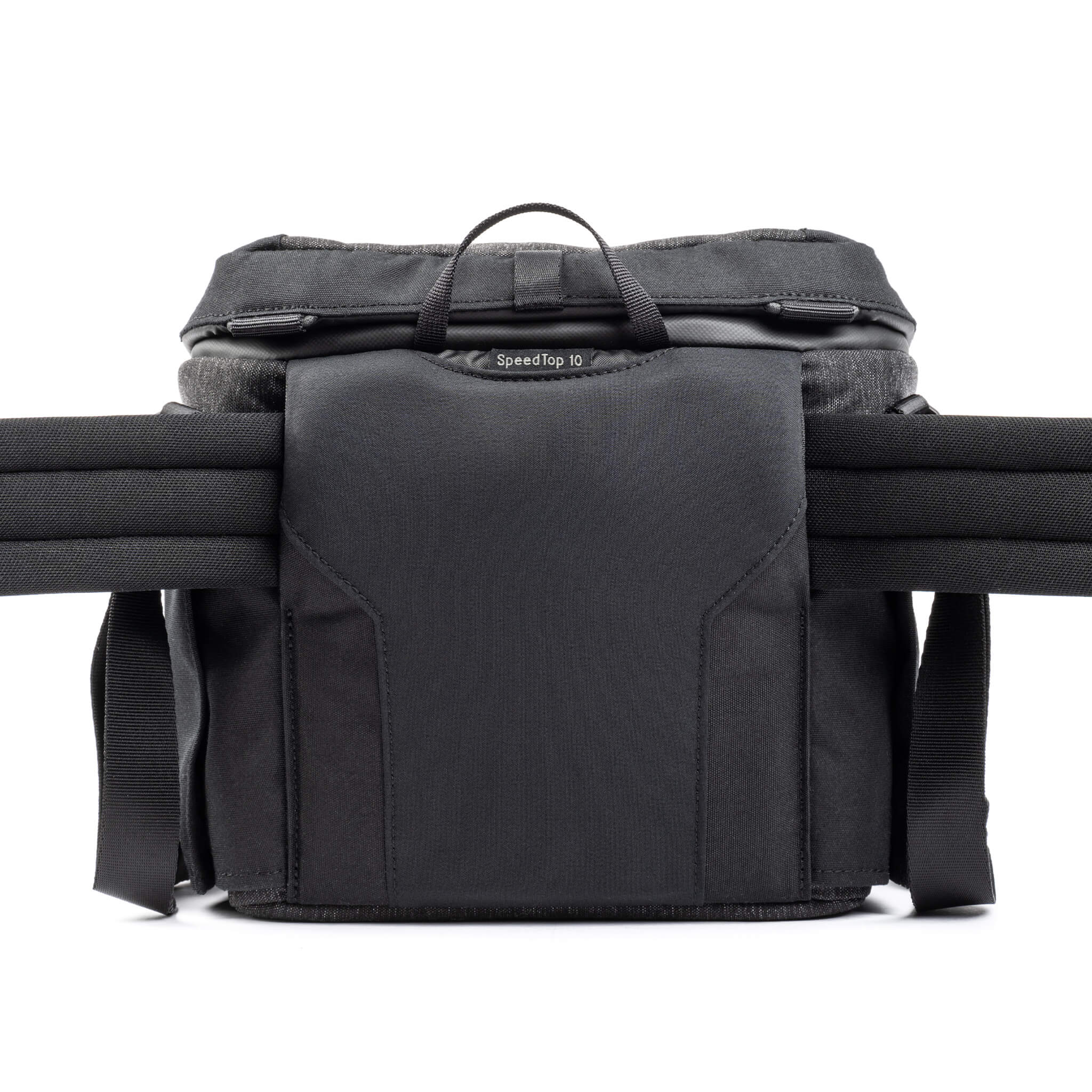 Belt pass-through slot fits Think Tank Modular Belts (Not Included)