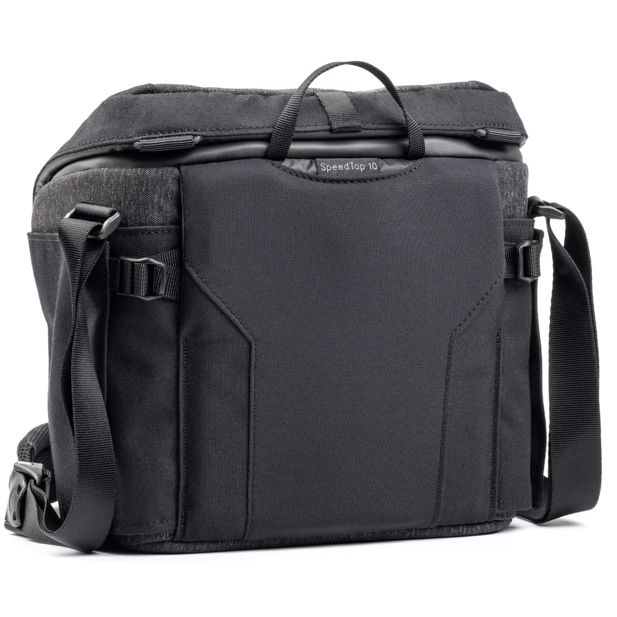 Comfort-padded back panel