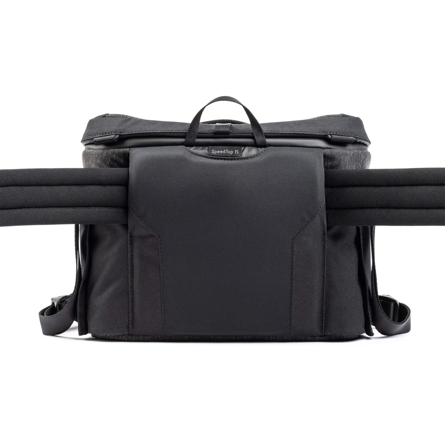 Belt pass-through slot fits Think Tank Modular Belts (Not Included)