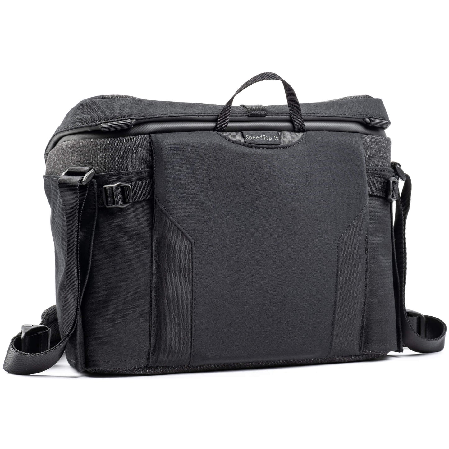 Comfort-padded back panel