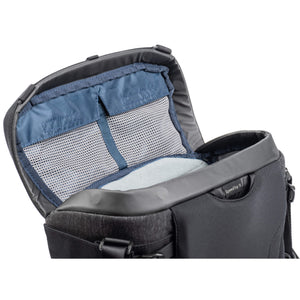 Mesh organizer pocket(s) under the lid