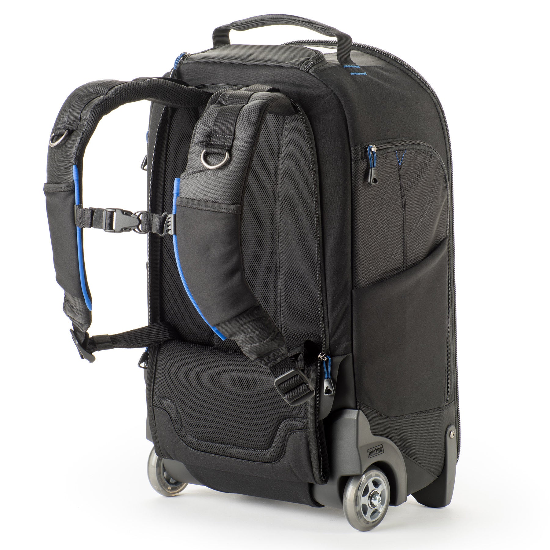 Comfortable harness system allows you to roll the bag or carry it on your back