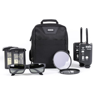 Organizer belt pouch with pockets for accessories and personal items.