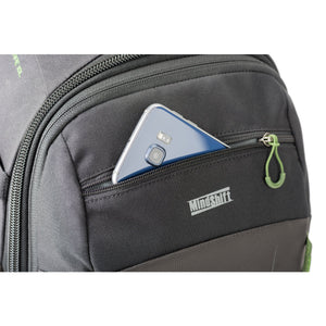MindShift TrailScape 18L - Dedicated quick access smartphone/sunglasses pocket fits 5.5” screen size