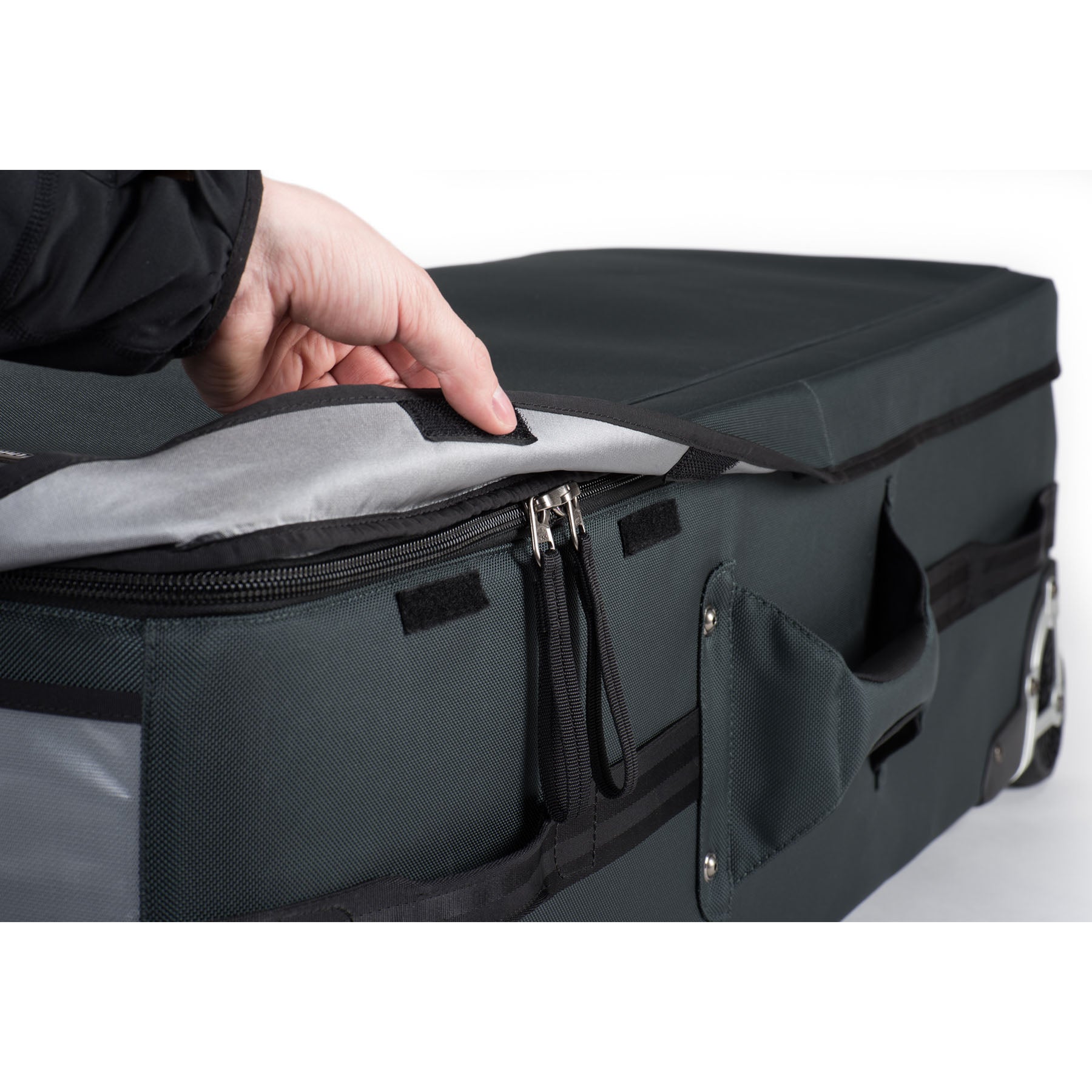 Protective zipper flap keeps zippers running smooth after years of use