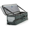 Coffin-style opening gives unencumbered access to gear