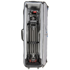 Holds cinema sized tripods, stands, sliders and/or modifiers up to 40”