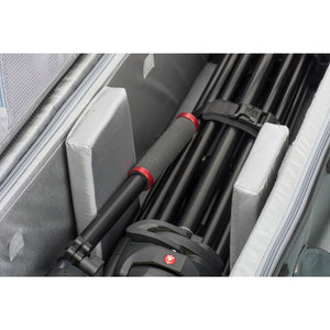 Bolster cushions provide support for different sized gear